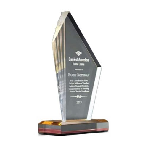 CL 1113 Crystal Glass Trophy