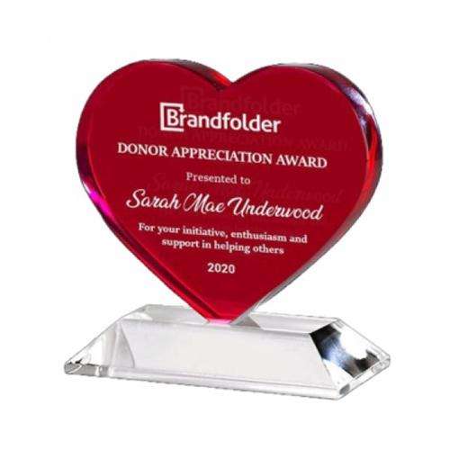 CL 1119 Crystal Glass Trophy