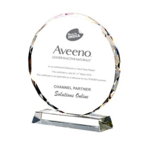 CL 1106 Crystal Glass Trophy